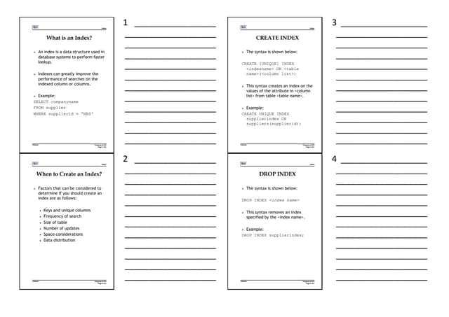 07 ohp slide handout 1 - INDEXES