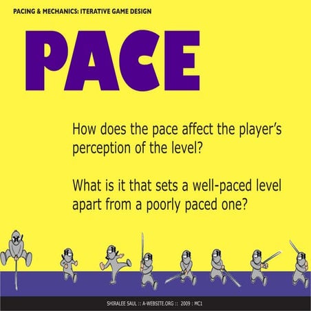 Pacing in games