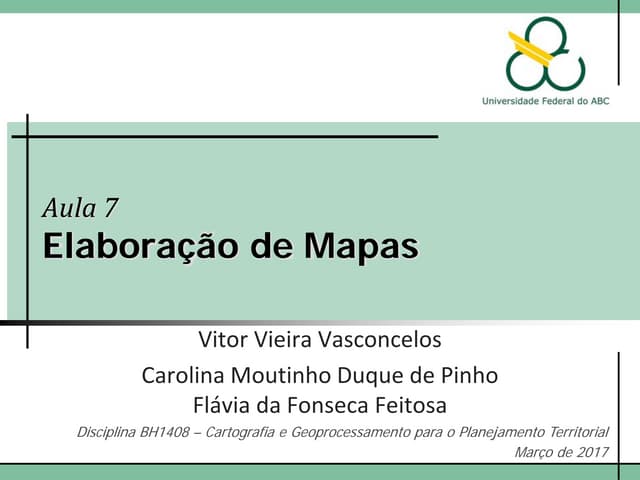 Elaboração de Mapas no QGIS