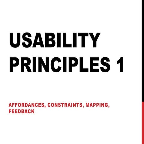 07 principles 1 affordance