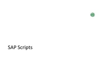 07 sap scripts