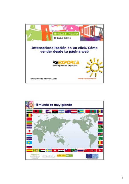 07. Internacionalización en un click. Cómo vender desde tu página web - Sergio Maestre