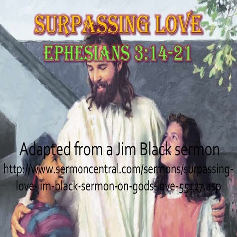 07 Surpassing Love Ephesians 3:14-21