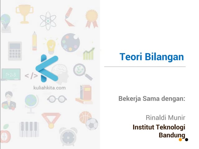 Matematika Diskrit - 07 teori bilangan - 01