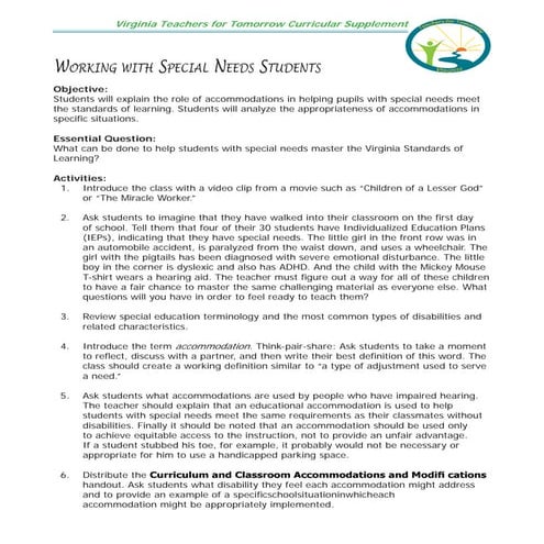 worknw special needsst