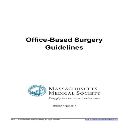 Office based Surgery | PPTX