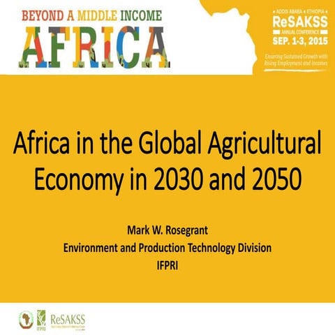 2015 ReSAKSS Conference – Day 2 - Mark Rosegrant