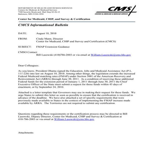 08 18-10-cmcs-informational-bulletin-fmap-extension-guidance