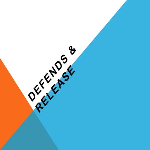 teknik defend and release | PPTX