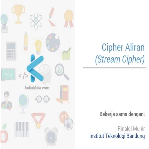 Kriptografi - Stream Cipher