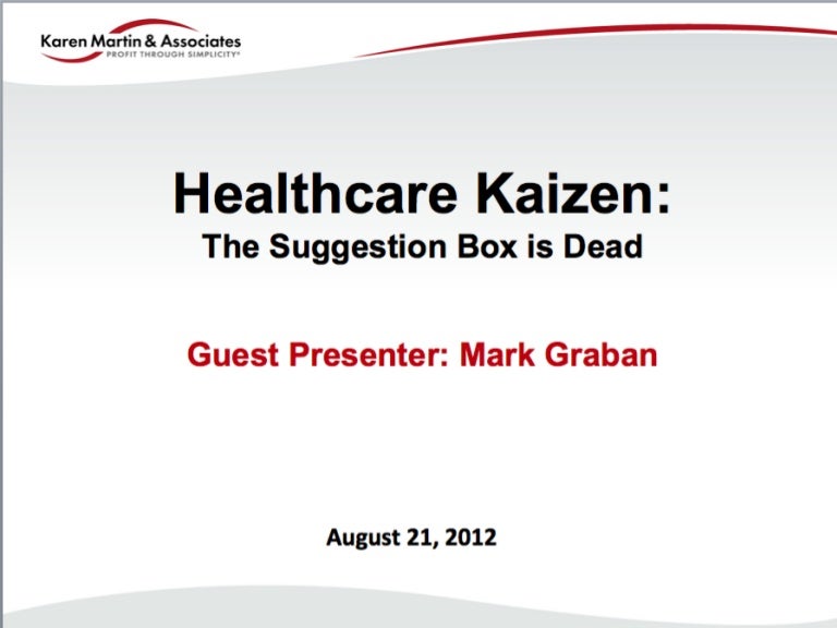 Healthcare Kaizen
