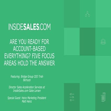 Are You Ready For Account-Based Everything? Five Focus Areas Hold the Answer
