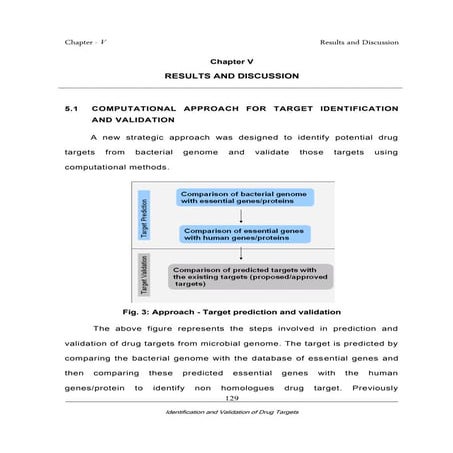Results and Discussion - Identification of Drug Targets from Bacterial ...