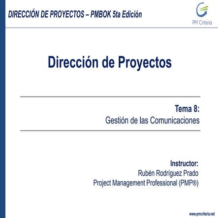 08 gestion de las comunicaciones