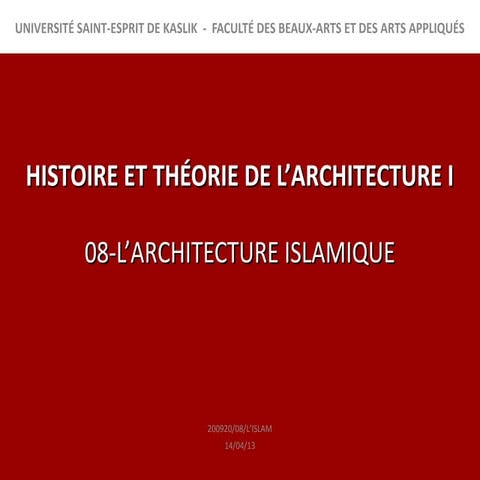 architecture islamique