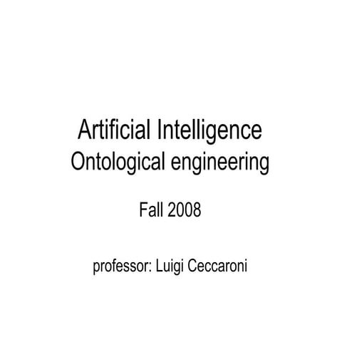 Ontological on Engineering Presentation1