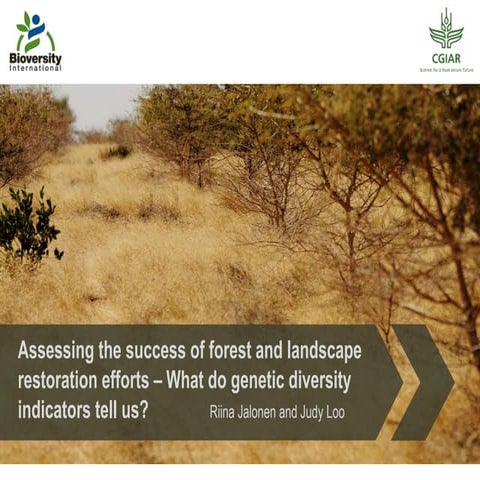 08 riina-jalonen-bioversity-tree-diversity-day-2014-cop12 | PPT