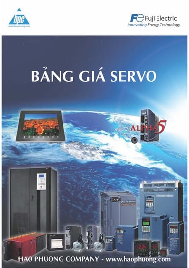 Bảng giá Servo Amplifier - Fuji Electric 2015