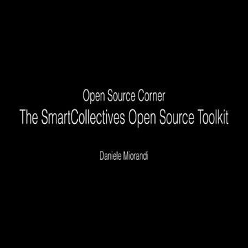 The SmartCollectives Open Source Toolkit