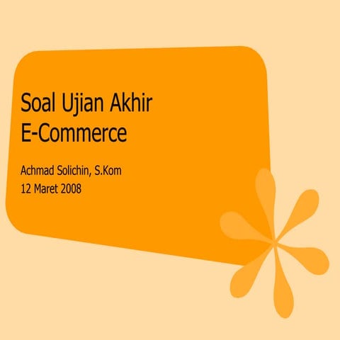 08. Soal Ujian Akhir