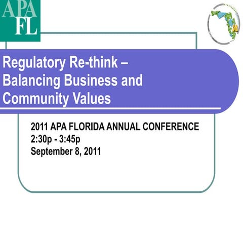 9/8 THUR 14:30 | Regulatory Re-think