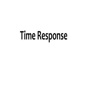 Time-Response Lecture