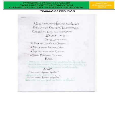 08 trabajo de ejecucion