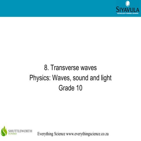 Transverse waves