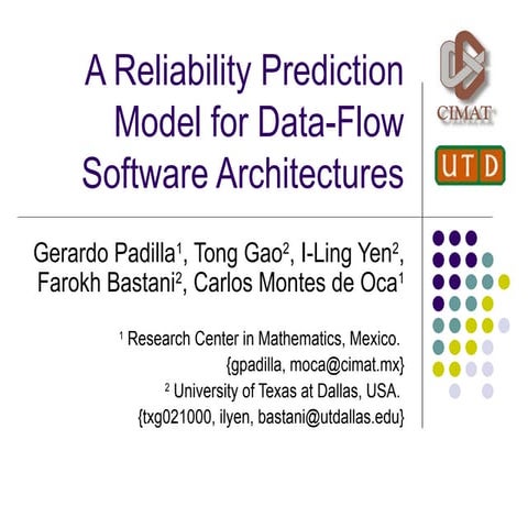A Comprehensive Reliability Prediction Model for Data-Flow Software ...