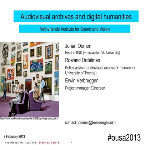 Audiovisual archives and digital humanities