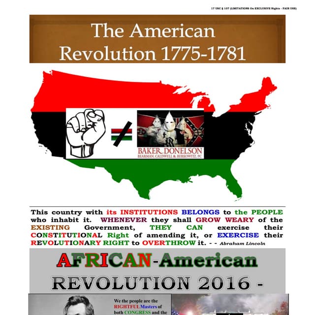 080416 - AFRICAN American Revolution