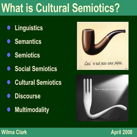 What Is Cultural Semiotics