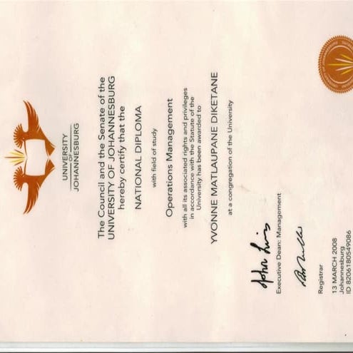 BTech Certificate | PDF