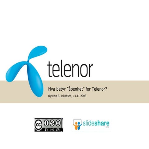 Introduksjon til åpenhet workshop 14.11