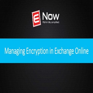 Office 365 Message Encryption