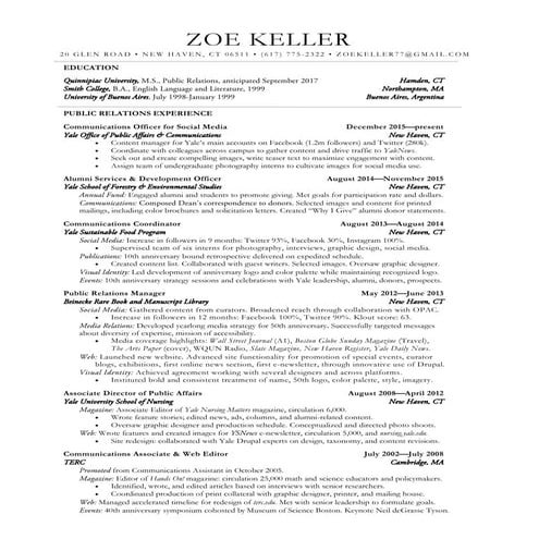 ZoeKellerResume2016