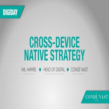 How to Scale Native Ads Across Devices - WTF Native Advertising UK, 10/8/15