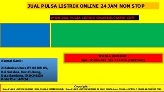 081519274876, Beli Pulsa Listrik Jogja, Beli Pulsa Listrik di Jogja, Beli Token Listrik Jogja