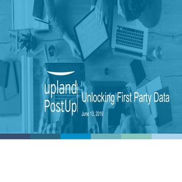 First Party Data: What, Where, and How? | PPTX