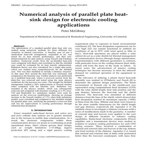 CFD Analysis of Double Pass Foldable Cum Portable Solar Air Heater | PDF