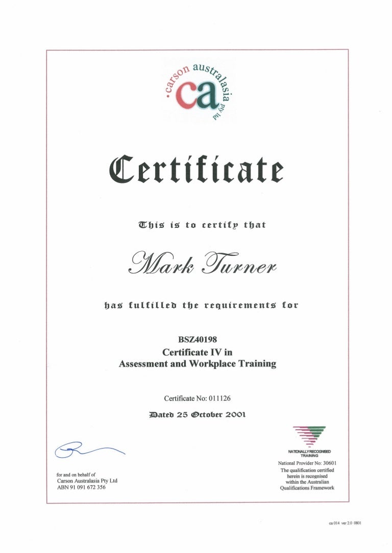 cert-iv