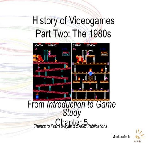 Weeks 8, 9 Game Design