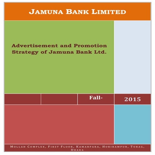 Advertisment and Promotion Strategy of Jamuna Bank Ltd.