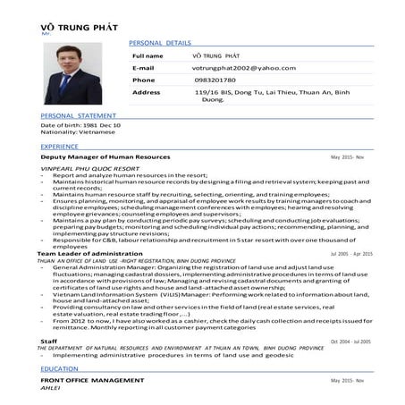 Demo CV | PDF