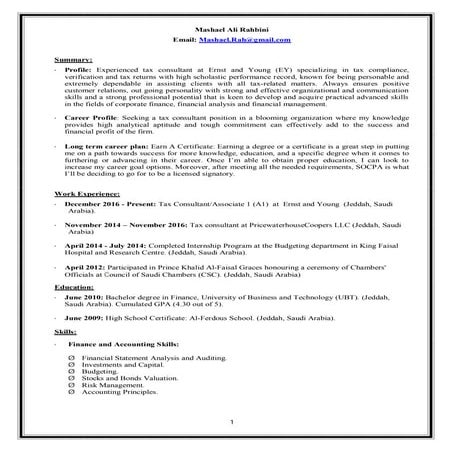 Saudi cv | DOCX