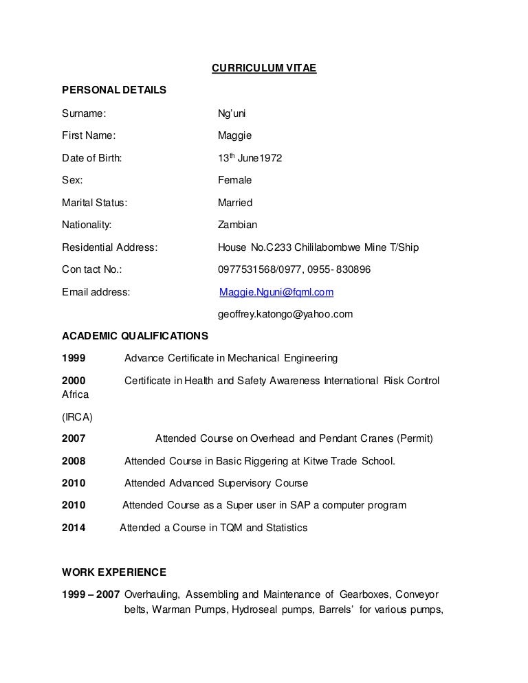 How to write a cv picture