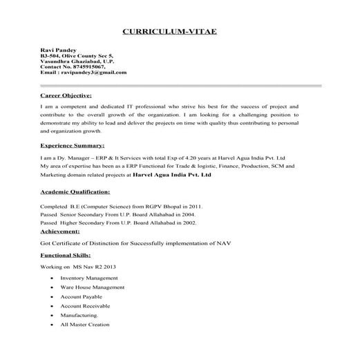 Rajeev resume | DOCX