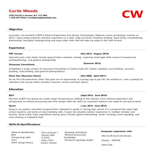 Hunter Resume-E | DOCX