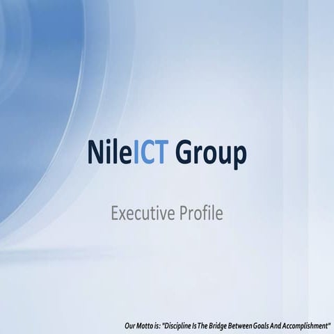 Nile ICT Group Profile - Sept2015
