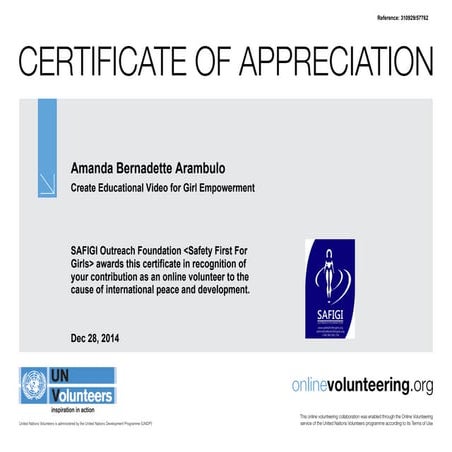 Certificate IMF | PDF